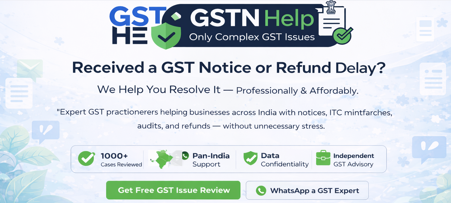 GSTN Help